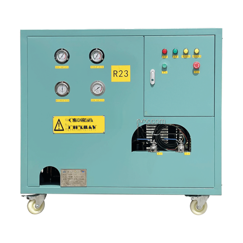 R23 R508 Recovery Refrigerant Ultra High Pressure Refrigerant Charging Machine