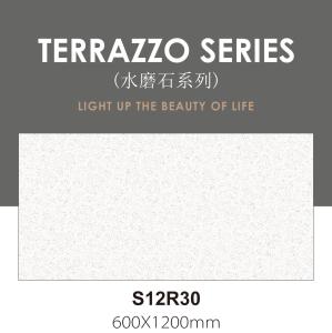 Wholesale 600x1200mm Grade AAA Gray Terrazzo Inside Wall Textured Baby Face Glazed Porcelain Tiles For Decor from china suppliers