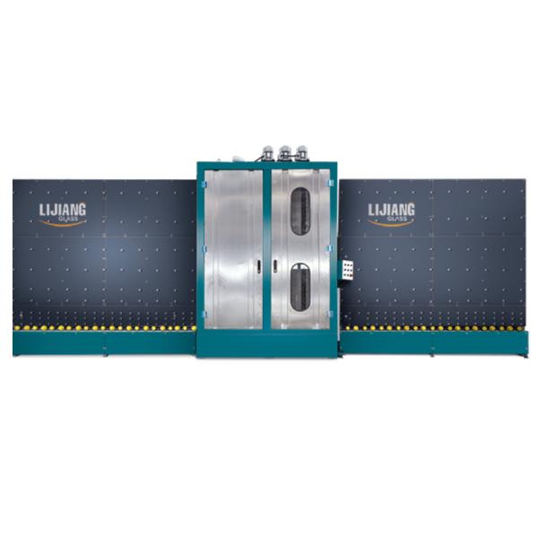 Ultrasonic Flat W2500mm Vertical Glass Washing Machine Drying Double Glass