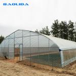 Vegetable Growing Tunnel Multi Span Greenhouse Plastic Film Material