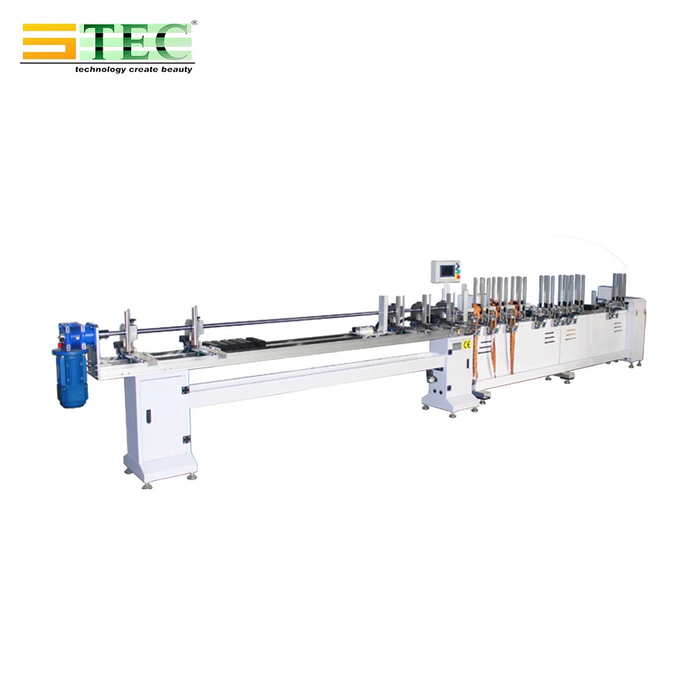 Wooden/Faux wood Venetian Blind Punching and Threading Machine with Automatic Material Feeding for Wood and Faux Wood Blinds