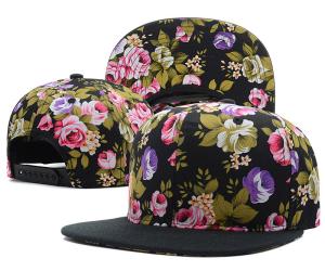 Wholesale Sublimated Flat Brimmed Snapback Baseball Caps Blank Floral Plain Logo Available from china suppliers