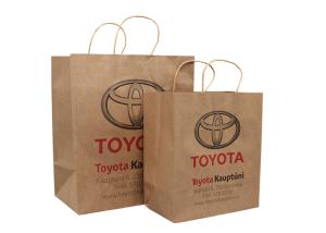 Wholesale Custom Eco-Friendly Brown Kraft Paper Shopping Bags With Logo Printing Supplier from china suppliers