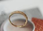 Filigree Style Real Diamond Jewellery Ring Round Cut 2.5mm 1.3mm Size