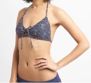 Wholesale Print Tie Bralette Bikini Top from china suppliers