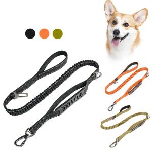 Wholesale 4 Foot Dog Lead Black Dog Leash With Buckle Handle 4 Ft Dog Leash from china suppliers