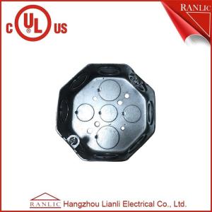 Wholesale Steel Outlet Box Metal Conduit Box Electrical Eight Side 1/2 3/4 Knockout from china suppliers