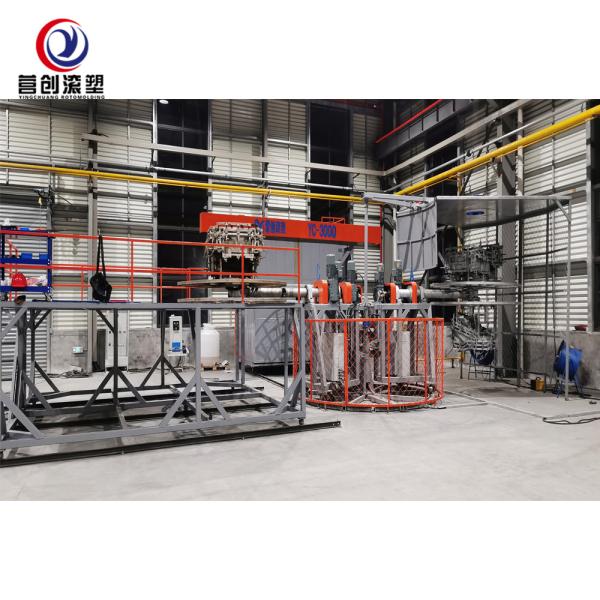 Carousel Rotational Molding Machine Outdoor Mobile Toilet Making Machine And