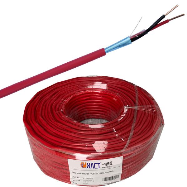 1424 ExactCables 2x1.0mm Power Limited Fire Alarm Circuit Cables for Bare Copper