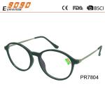 New arrival and hot sale round reading glasses,metal hinge, suitable for women