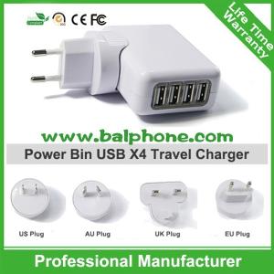 Wholesale Promotional 4 usb travel charger from china suppliers