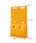 1500MM Height Water Barriers UV stabilized 5 Year Service Life Guarantee