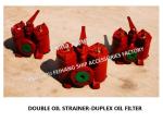Duplex Oil Filter, Duplex Low Pressure Crude Oil Filter TYPE:AS4032-0.16/0.09 CB