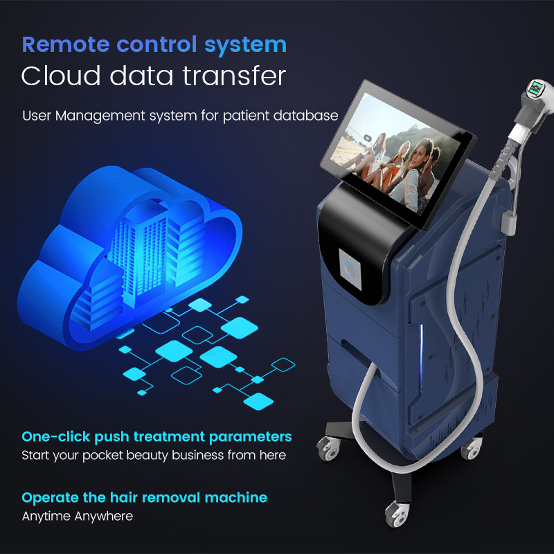 Professional Fda / Ce 808nm Diode Laser Machine Soprano Titanium Ice Laser Vertical
