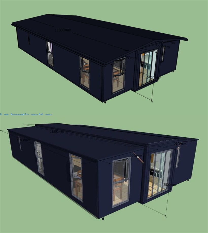 Handy Prefab Container House / Soundproof Prefabricated Container Homes