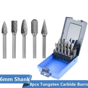 Wholesale Metal Wood Grinding Engraving Polishing Tungsten Rotary Burr Set 10pcs 6mm from china suppliers