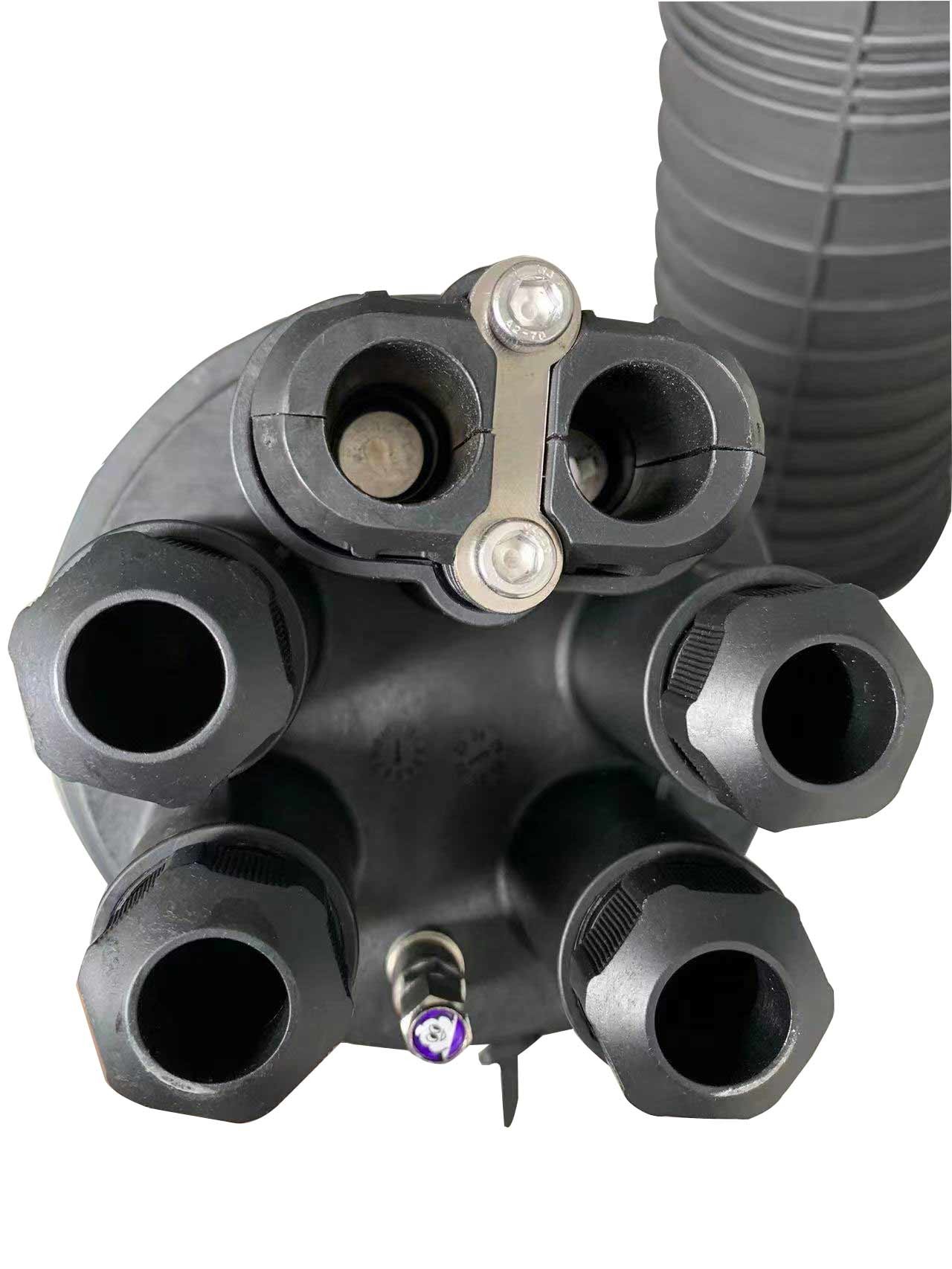 Optical Fiber Cable Joint Closure PP+GF material IP68, joint box fiber optic