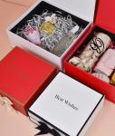 Foldable Paperboard Perfume Wedding Gift Packaging Box With Ribbon Magnetic