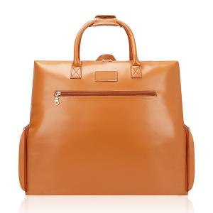Wholesale Womens Leather Diaper Tote Bag Boy Baby Travel Backpack Mommy 24X9X17&quot; from china suppliers