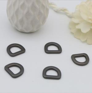 Wholesale New style matte gun metal color flat meat d ring buckle 12 mm for bags from china suppliers