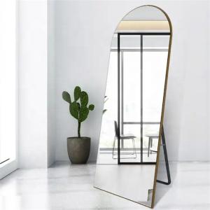 Wholesale Decorative Full-Length Gold Body Dressing Wall Mirror with Metal Framed Arch Design from china suppliers