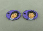 Eco Friendly Die Stamped Shopping Trolley Token Keyring With 1 Side Logo