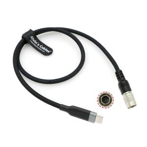 Wholesale PD USB C Type-C To Hirose 4 Pin Male Power Cable For Zoom F4 F8 F8N Audio Recorder /Sound Devices 688 644 633 60CM from china suppliers