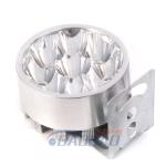 Aluminum Silver Casing 9 Beam White Color Motorbike Light Accessories