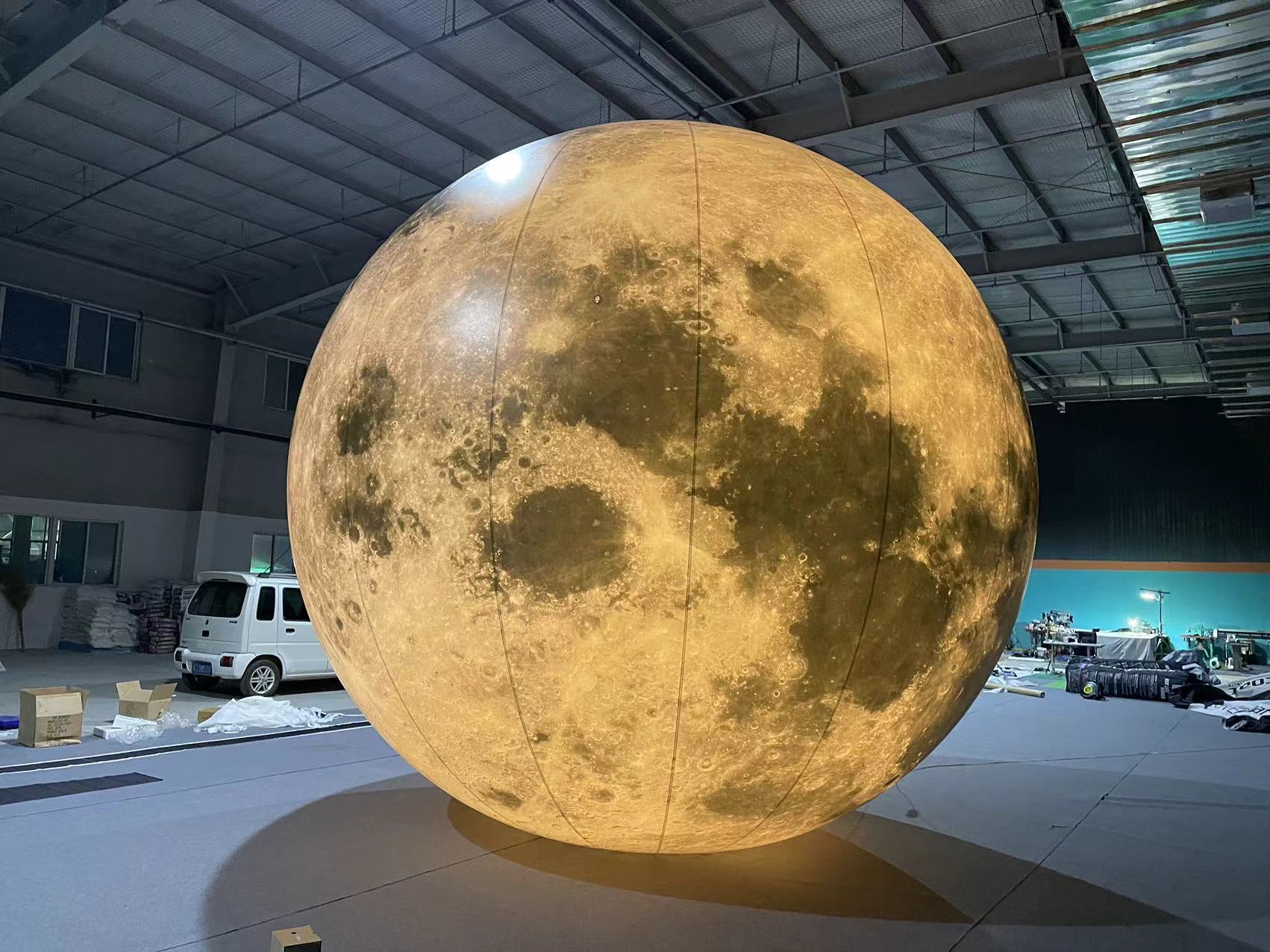 Inflatable Moon Balloon with Led Light Giant Advertising Decoration Inflatable Moon Model Large