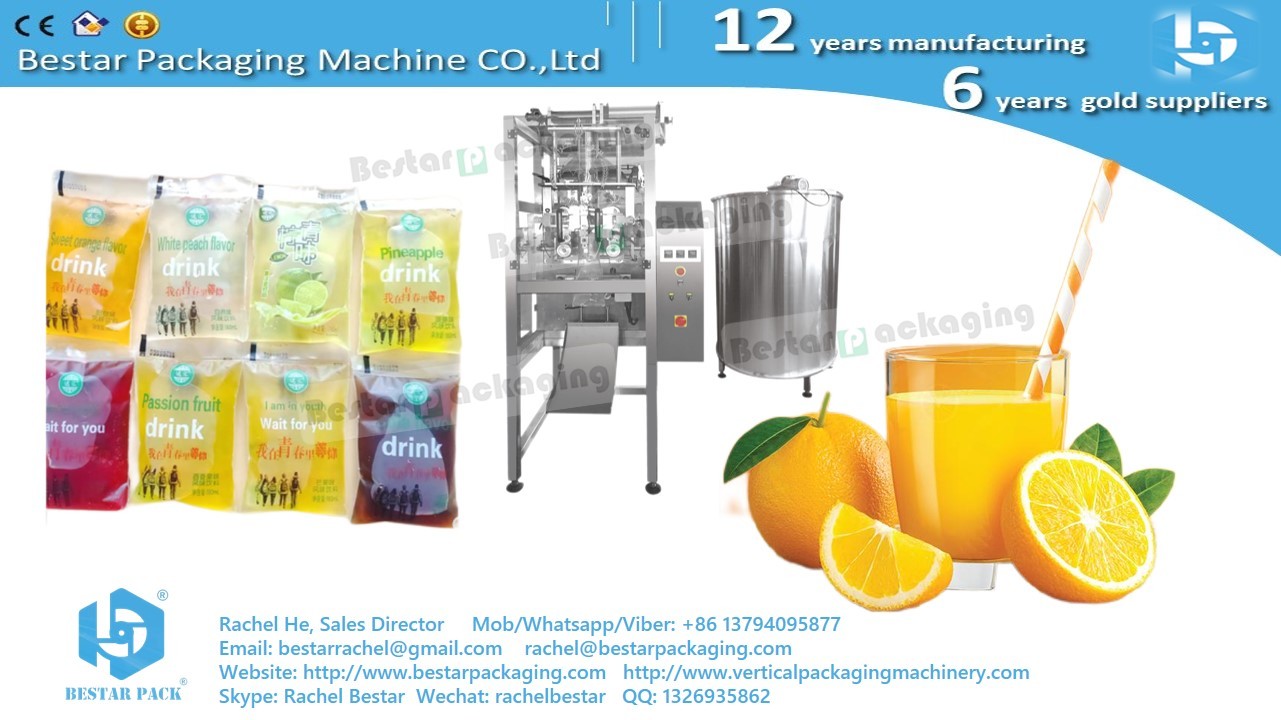 Coconut water 1.5KG pouch automatic packaging machine BSTV-650P