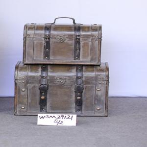 Wholesale SENMIN L36x27x28 Reclaimed Wood Storage Trunk from china suppliers