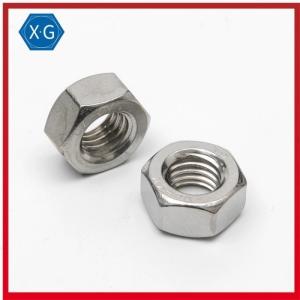 Wholesale M3 M4 M5 M6 M8 M10 SS304 Stainless Steel Hex Nuts DIN 934 A2 70 from china suppliers