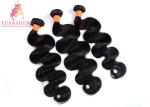 Black Brazilian Virgin Human Hair No Shedding Body Wave Bundles Free