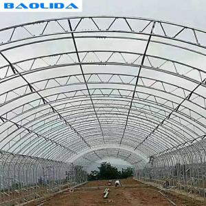 Wholesale High Load Bearing Galvanized Steel Pipe Double Arch Double Film Poly Film Greenhouse from china suppliers