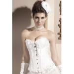 Polyster Sexy corset with luxary jacquard