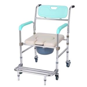 Wholesale Customized Hospital Toilet Chair CE Standard Flip Up Armrest Modern Commode Chair from china suppliers