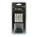 Soshine 1.2V Ni-MH Pre-Charged AAA/Micro Battery 900mAh 4pcs
