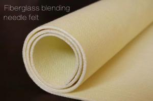 Wholesale FMS Blending Fiberglass Filter Cloth , Nonwoven High Temperature Heat Resistant Fabric from china suppliers