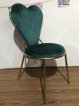 Hotel Banquet Flannel 45cm 88cm Wrought Iron Dining Chair