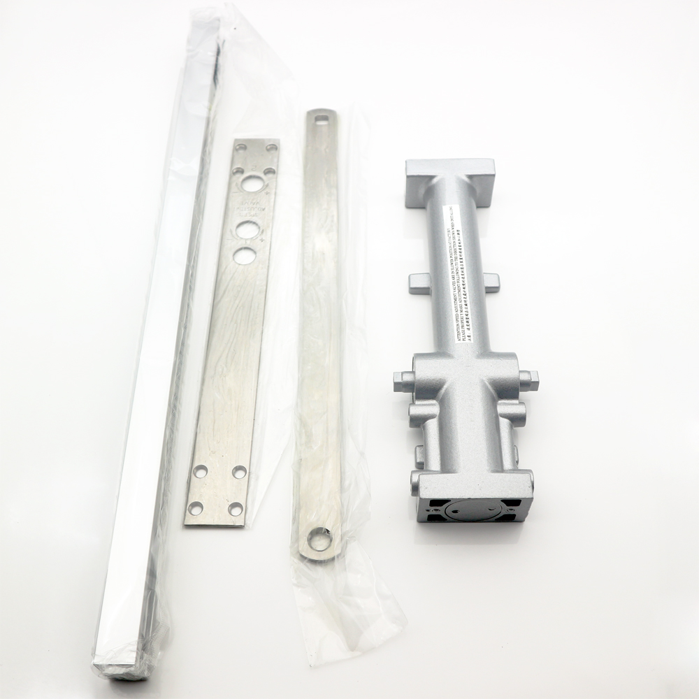 Silver Hydraulic Sliding Door Closer for Modern Fire Door in Modern Design Style