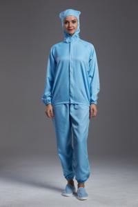 Wholesale Hooded Clean Room Garments Two Pieces With Low Dust Penetration Rate from china suppliers