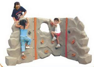 Wholesale Slip Resistance Small Climbing Wall / Kids Outdoor Rock Climbing Wall 360*150cm from china suppliers