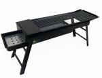 80cm BBQ Folding Charcoal Grill Portable BBQ Grill Courtyard Grill Outdoor