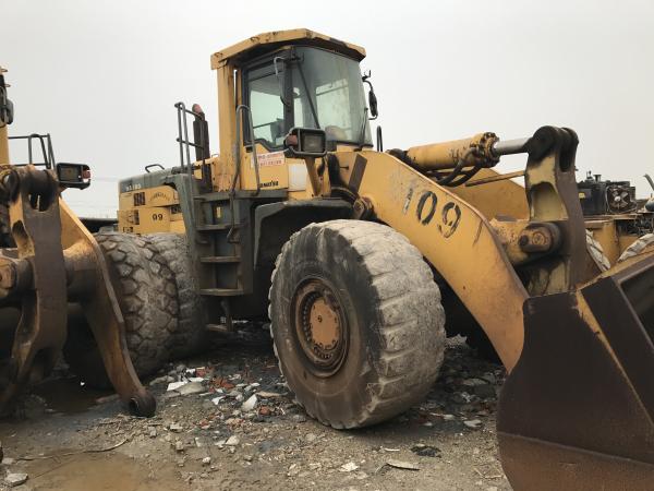 315HP Used KOMATSU Loader WA500 3 , Second Hand Front End Loaders 15.2L