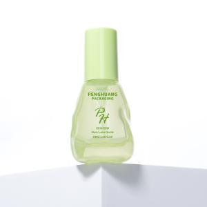 Wholesale Avocado Green Clear 30ml Glass Liquid Foundation Bottles For Skincare Packaging from china suppliers