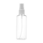Clear cylinder shape PET plastic mist spray bottle lotion bottle