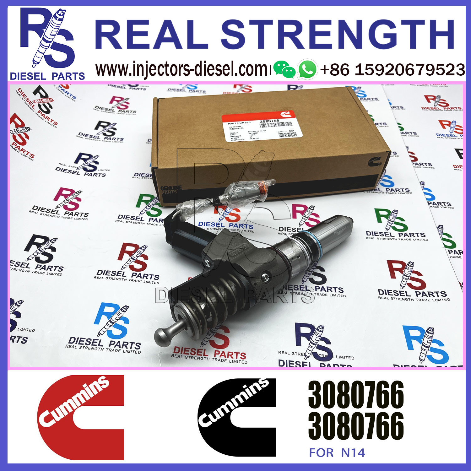 3080766 Diesel Engine Injector 070112 3070118 3070113 3070155 Engine Parts