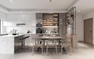 Wholesale Durability Metallic Lacquer Kitchen Cabinet Modular Wood Cabinet from china suppliers