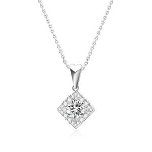 Wholesale 18k Gold Lab-Grown Diamond Pendant For Gift And Party , Fashion White Diamond Jewelry Pendant from china suppliers