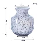 Marble Stripes Large Glass Vase Centerpieces